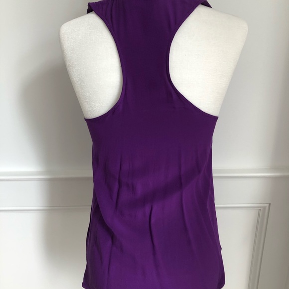 Silk ruffle tank - Picture 3 of 5
